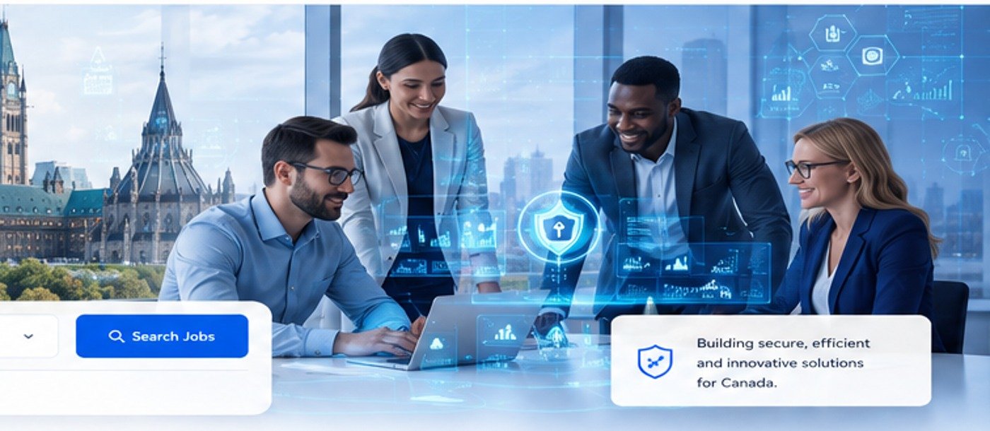 IT professionals collaborating on secure federal technology solutions in Ottawa